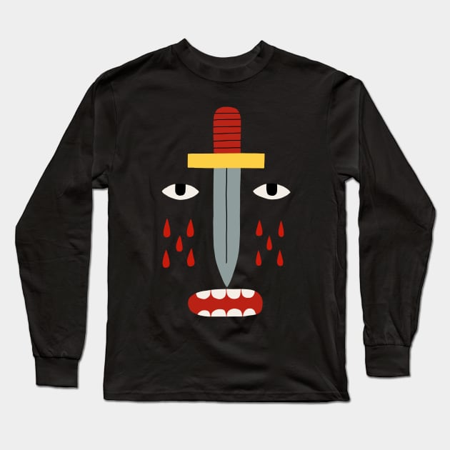 Knife Long Sleeve T-Shirt by jackteagle